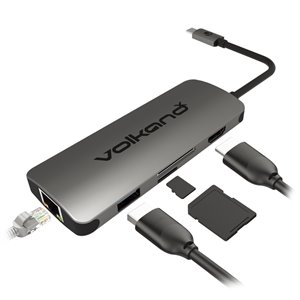 Station de chargement à ports multiples USB de type C 0.5 pi par VolkanoX