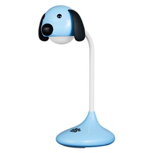 Lampe de bureau standard bleue Neon Series 18,5 po ajustable avec interrupteur marche/arrêt de Lumo