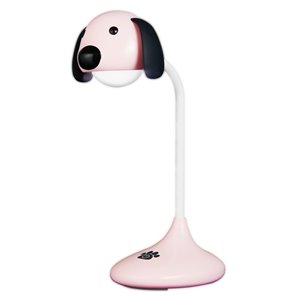 Lampe de bureau standard rose Neon Series 18,5 po ajustable avec interrupteur marche/arrêt de Lumo
