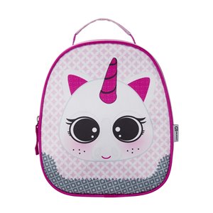 QUEST Satin Series 8.07-in x 4.72-in x 9.65-in Pink Backpack