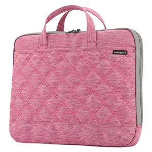 Kingsons Trace Series 15.75-in x 1.38-in x 11.81-in Pink Laptop Bag