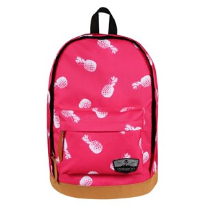 Volkano Suede Series 11.81-in x 6.69-in x 16.34-in Pink Backpack