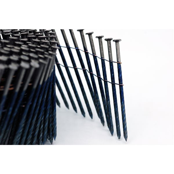 Crisp-Air 2-1/4-in 0.099-Gauge 15° Bright Steel Collated Framing Nails 7200/pk