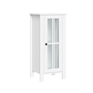 RiverRidge Home Danbury 13.88-in W x 30-in H x 11.69-in D White MDF Freestanding Linen Cabinet