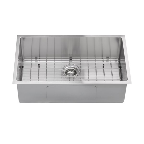 Presenza Undermount 19-in x 32-in Stainless Steel Single Basin Kitchen Sink