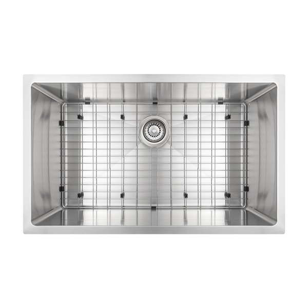 Presenza Undermount 19-in x 32-in Stainless Steel Single Basin Kitchen Sink