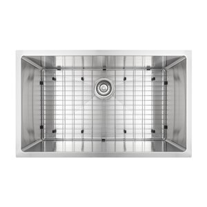 Presenza Undermount 19-in x 32-in Stainless Steel Single Basin Kitchen Sink