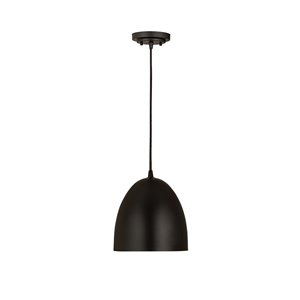 Z-Lite Z Studio Dome Pendant Light - Black