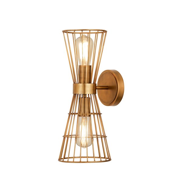 Z-Lite Alito 2-Light Wall Sconce - Gold