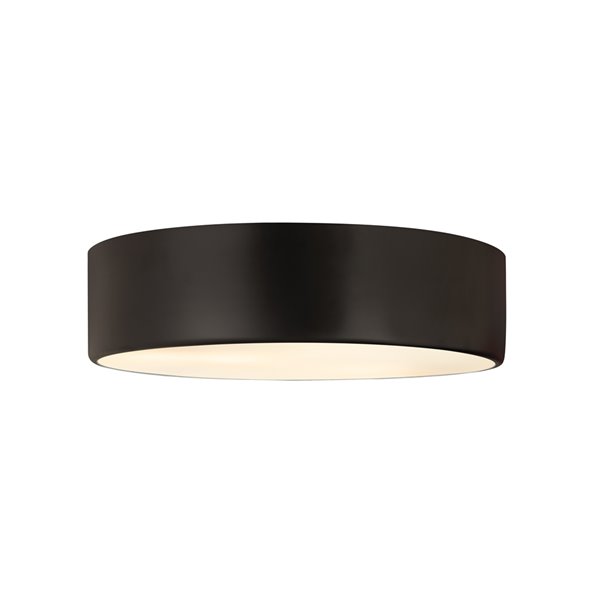 Z-Lite Harley 4-Light Flush Mount Light - Matte Black