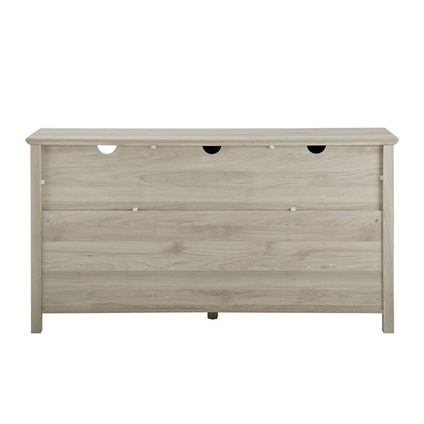 Walker Edison 2-Door Angled Groove Buffet - 58-in - Birch