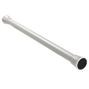 Tringle à ressort en métal blanc Twist-Lock de Rod Desyne, 18 po à 28 po