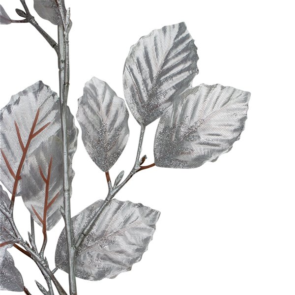 Northlight 29.5-in Silver Artificial Floral Decorative Spray