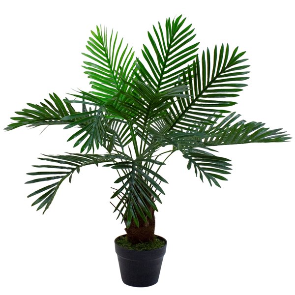 Northlight 35-in Green Artificial Palm Plant 34219747 