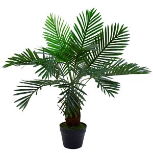 Northlight 35-in Green Artificial Palm Plant