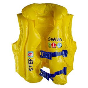 Pool Central Yellow and Blue Unisex Swimming Pool Training Vest