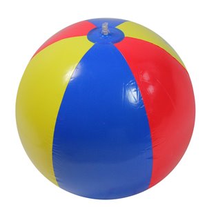 Swim Central Inflatable Blue and Red Classic Beach Ball Pool Toy