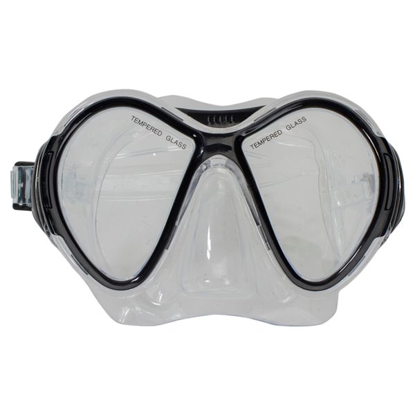 Pool Central Black Swim Goggles with Snorkel
