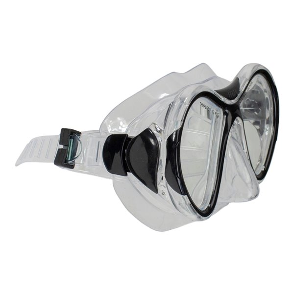 Pool Central Black Swim Goggles with Snorkel