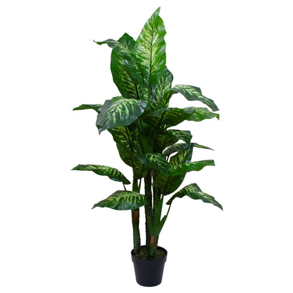 Northlight 58-in Green Artificial Dieffenbachia Plant 34219741 