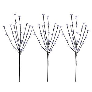 Northlight 30-in White Set of 3 Cherry Blossom Artificial Tree