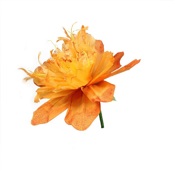 Northlight 26-in Orange and Green Spring Floral Artificial Craft Stem