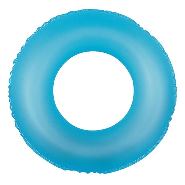 Pool Central Inflatable Blue Round Swimming Pool Inner Tube Ring