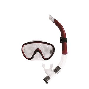 Pool Central Red Swim Goggles with Snorkel