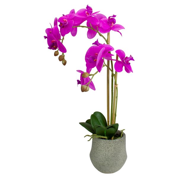 Northlight 14-in Purple Artificial Orchid Plant