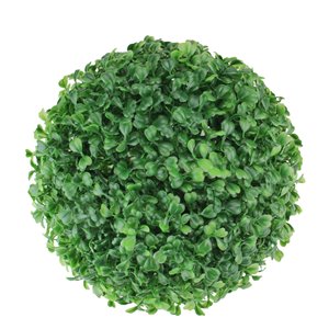 Northlight 9-in Two-Tone Green Garden Artificial Boxwood Ball