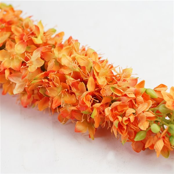 Select Artificials 48-in Orange and Green Artificial Foxtail Floral Crafting Stem