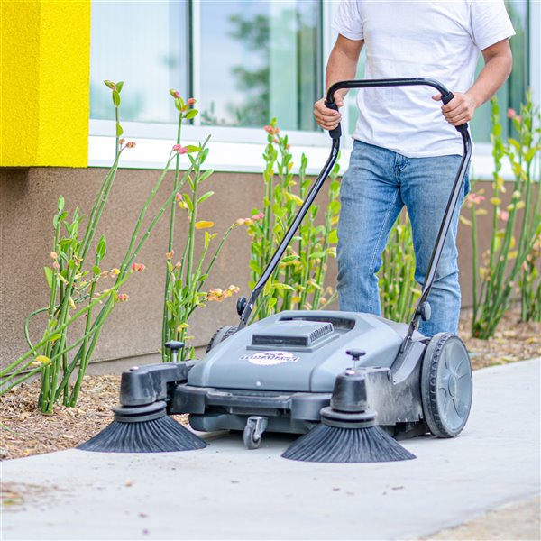 Balai à Essence 52cc - Balayeuse Souffleuse Pour Feuilles, Neige, Terre - 2.3 CV - Poignée Ergonomique