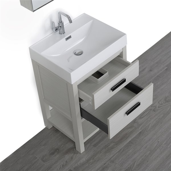 Streamline 24 In Ash Grey Single Sink Bathroom Vanity With Glossy White   330787480 AlternateImage3 L 