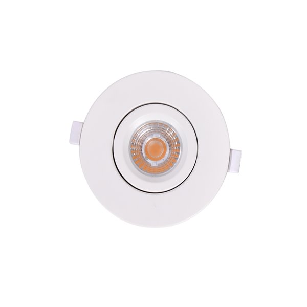 TorontoLed Integrated 4-in 60-watt Equivalent White Round Dimmable Recessed Downlight (4-Pack)