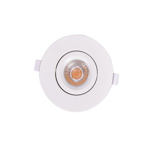 TorontoLed Integrated 4-in 60-watt Equivalent White Round Dimmable Recessed Downlight (4-Pack)