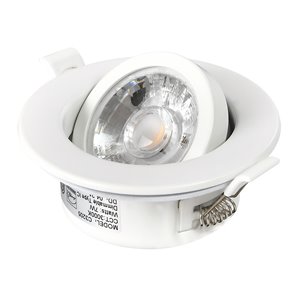 TorontoLed Integrated 3-in 50-watt Equivalent White Round Dimmable Recessed Downlight (4-Pack)