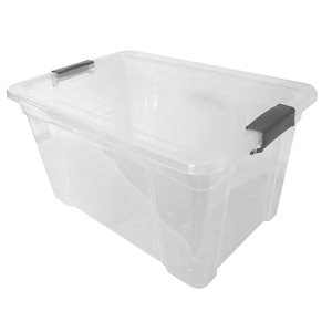 Modern Homes Mh 36 L Clear Tote with Standard Snap Lid
