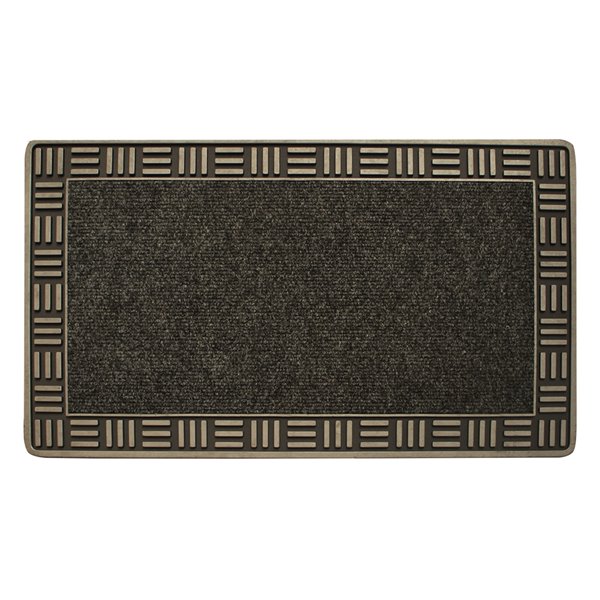 Floor Choice 30-in x 18-in Bronze Indoor Rectangular Door Mat