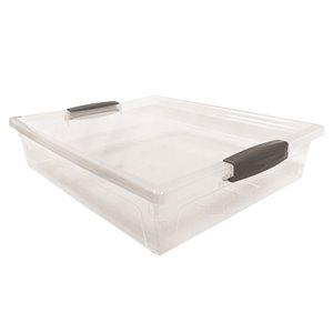 Modern Homes Mh 1.9 L Clear Tote with Standard Snap Lid