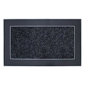 Floor Choice 18-in x 30-in Grey Indoor Rectangular Door Mat