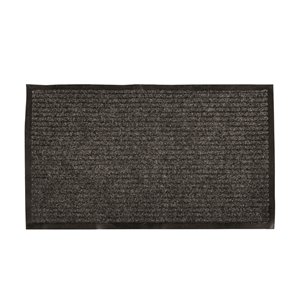 Floor Choice 36-in x 24-in Black OutdoorRectangular Door Mat