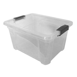 Modern Homes Mh 18 L Clear Tote with Standard Snap Lid