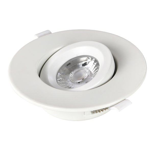 TorontoLed 60-Watt Equivalent Integrated LED 4-in White Round Dimmable Recessed Downlight