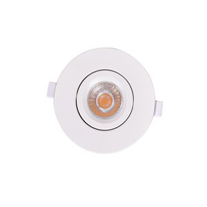 TorontoLed 4-in Integrated LED 60-Watt Equivalent White Round Dimmable Recessed Downlight