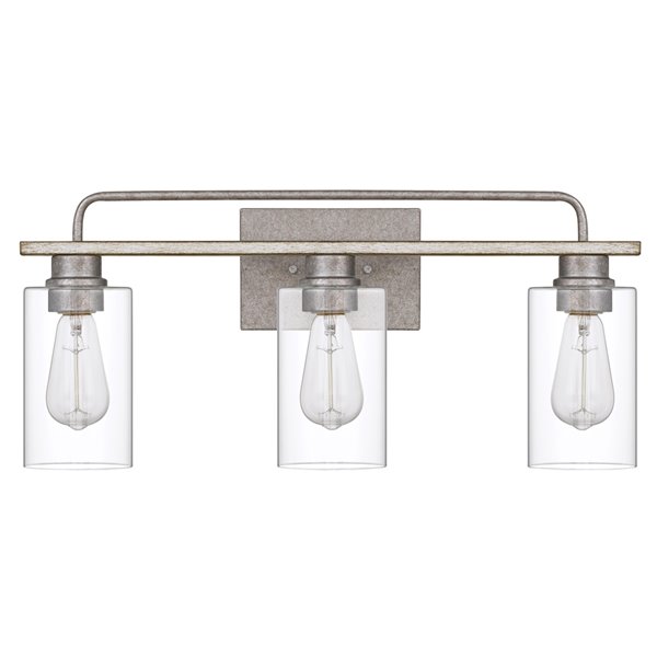 galvanized bathroom light fixtures