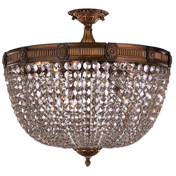 Worldwide Lighting Winchester Traditional Candelabra Base (E12) Semi