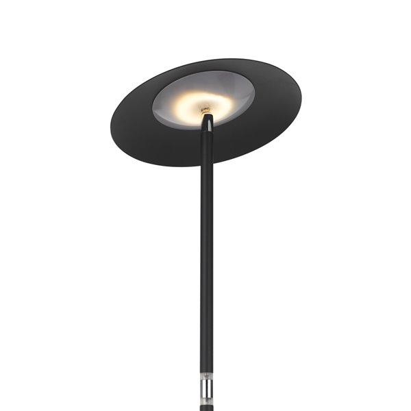 Worldwide Lighting Mantis Collection 66.72-in Black Torchiere Floor Lamp