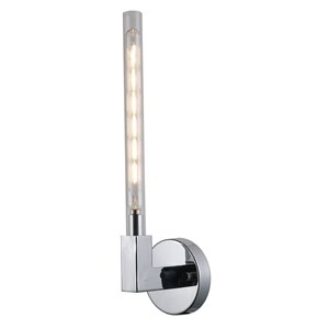 Worldwide Lighting Silhouette 5-in W 1-Light Chrome Modern/Contemporary Wall Sconce