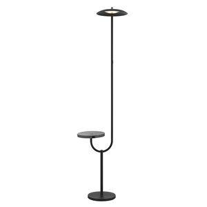 Worldwide Lighting Twizzler 70-in Black Standard Floor Lamp