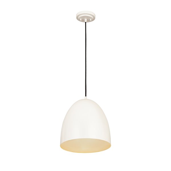 Z-Lite Z Studio Dome 1-Light Pendant Light - White